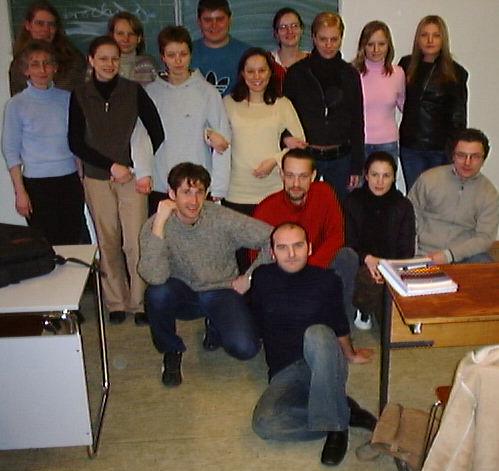 The class present at March, 25, 2004 , circa 1745  CET